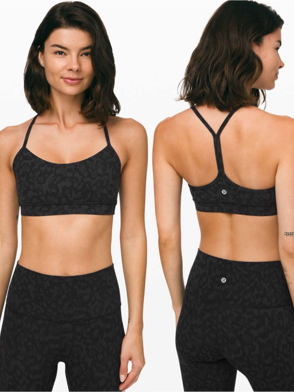lululemon | Flow Y Bra *Nulu Formation Camo Deep Coal Multi 6
